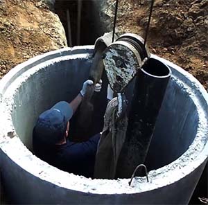 Устройство, обустройство и оборудование кессона, приямка, колодца скважины
