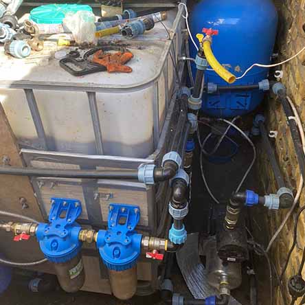 Ремонт скважины для воды и насосной станции Grundfos JP 3-42 PM2 в частном доме в с. Мила Бучанского района Киевской области