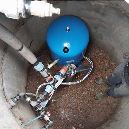 Ремонт та заміна гідроакумулятора (гідробака) Насоси+ VT100 на Aquasystem VAV 100 в с. Борисів Васильківського району Київської області