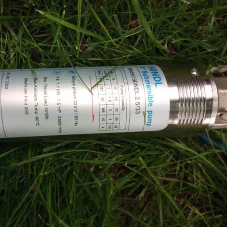 Ремонт и замена насоса скважины NEEDLE 80NDL 2.5/33 в Семиполках Киевской области