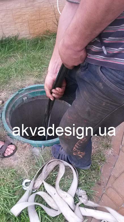 Установка насоса скважины Водолей БЦПЭ 0,5-80У в Ходосовке Киевской области