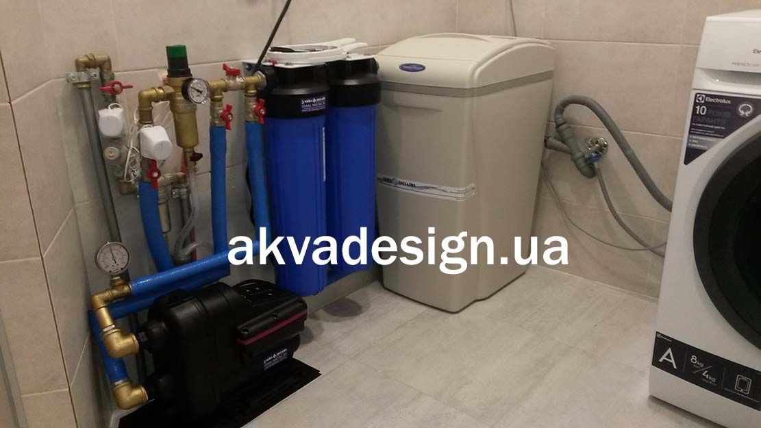 Установка насоса для свердловини Grundfos SCALA2 для квартири в Пролісках Київської області