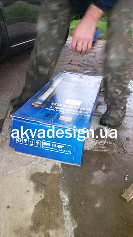 Установка, монтаж, подключение и запуск насоса скважины <span>Водолей БЦПЭ 0,5-80У в с. Счастливое Киевской области
