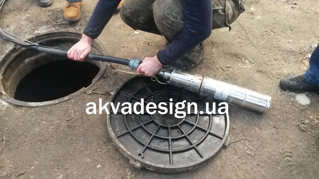 Ремонт и замена насоса скважины в Гнедин Киевской области