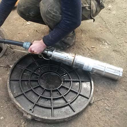 Ремонт и замена насоса скважины для предприятия Power Craft 4SR 1000-9750 140120 в пос. Гнедин Киевской области