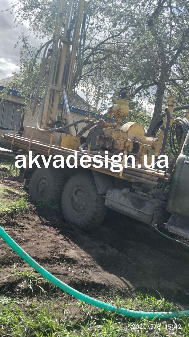 Буріння свердловини з граніту в Пилиповичі Радомишльський район Житомирської області
