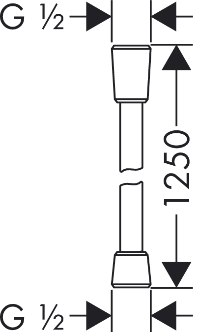 Шланг душевой Hansgrohe ISIFLEX 28272000