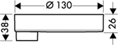 Мыльница Hansgrohe CASSETTA S PURO 28679000