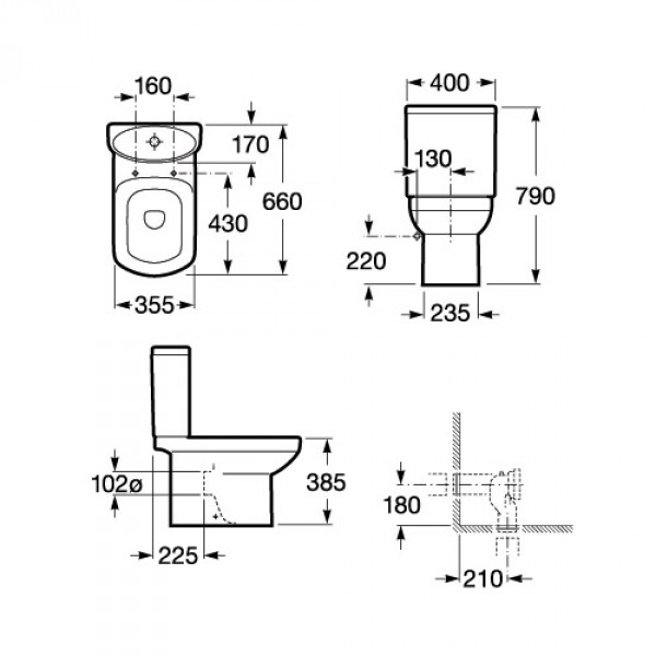 Компакт Roca DAMA SENSO 34951500V