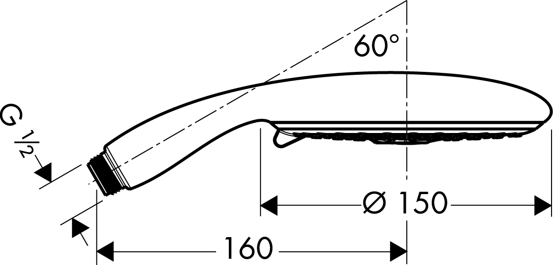 Ручной душ Hansgrohe RAINDANCE 28518000
