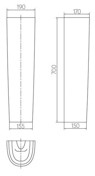 KOLO RUNA пьедестал для комплектации с L81150,L81155,L81160 (укр.)