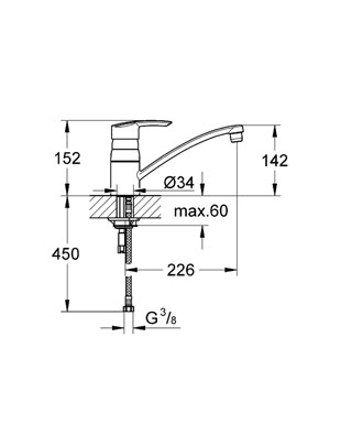 Смеситель для кухни Grohe START 32441000