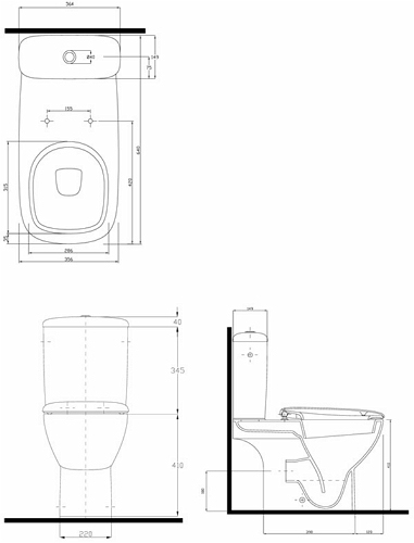 Компакт напольный Kolo STYLE L29000000