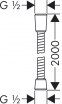 Шланг душевой Hansgrohe SENSOFLEX 28134000 - 1