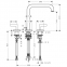 Смеситель для раковины Hansgrohe AXOR CITTERIO 39155000 - 1