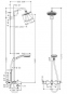 Душевая система Hansgrohe CROMA 27143000 - 1
