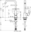 Смеситель для кухни Hansgrohe FOCUS 31820000 - 1