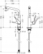 Смеситель для кухни Hansgrohe METRIS 14822000 - 1