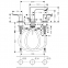 Смеситель для раковины Hansgrohe METRIS 31083000 - 1