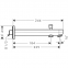Излив для ванны Hansgrohe METRIS 31416000 - 1