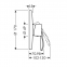 Смеситель в душевую кабину Hansgrohe AXOR STARCK 10615000 - 1