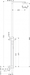 Душевая система Hansgrohe AXOR STARCK 10912000 - 1