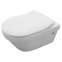 VILLEROY & BOCH ARCHITECTURA NEW унитаз 37*53 см, подвесной, с открытым смывным краем+ сиденье с крышкой для унитаза, SlimSeat, белый альпин(4694R001+9M70S101) - 1