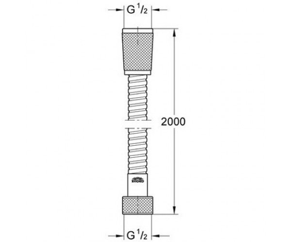 Шланг душевой Hansgrohe MARIFLEX 28155000