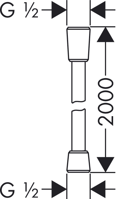 Душевой шланг Hansgrohe ISIFLEX 28188000