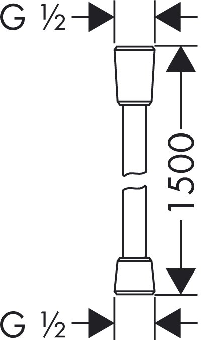 Шланг для душа Hansgrohe ISIFLEX 28253812