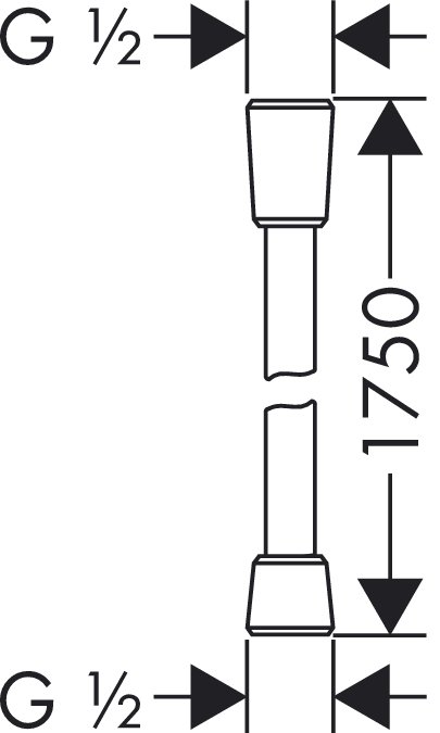 Шланг душевой Hansgrohe ISIFLEX 28275002