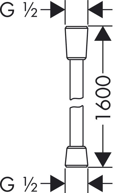 Шланг для душа Hansgrohe ISIFLEX 28276450