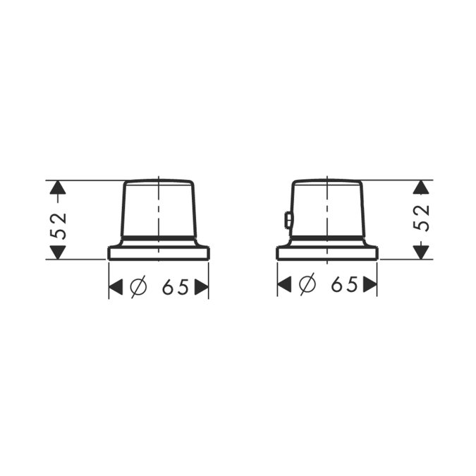 Термостат для ванны Hansgrohe AXOR BOUROULLEC 19432000