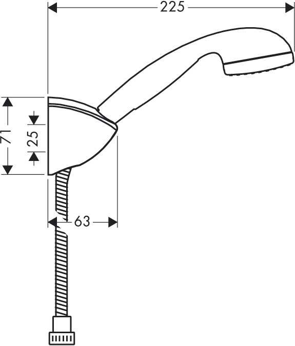 Душевой набор Hansgrohe CROMA 27539000