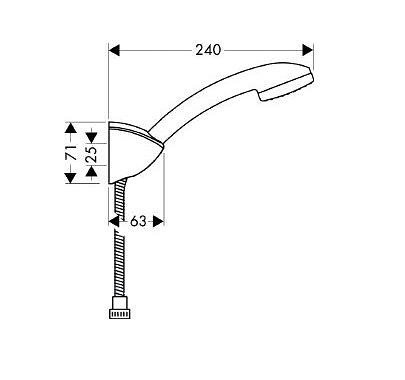 Душевой набор Hansgrohe CROMA 27543000