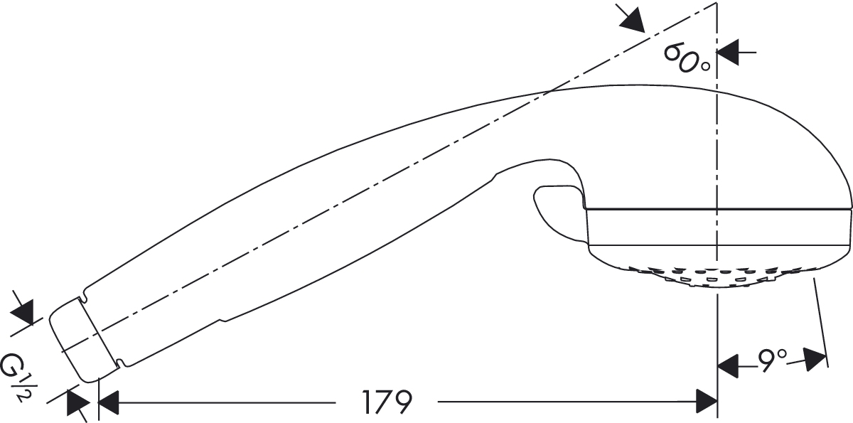 Ручной душ Hansgrohe CROMA 28513000