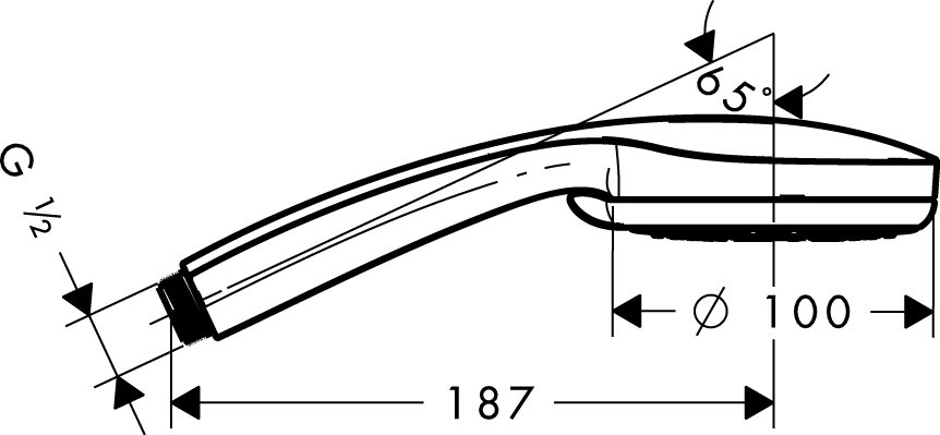 Ручной душ Hansgrohe CROMA 28536000