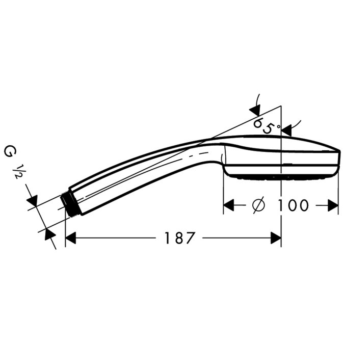 Ручной душ Hansgrohe CROMA 28583000