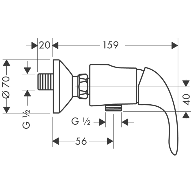 Смеситель для душа Hansgrohe FOCUS 31760000