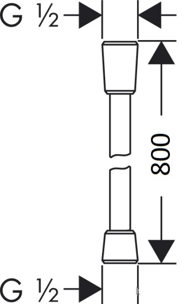 Шланг душевой Hansgrohe ISIFLEX 28278000