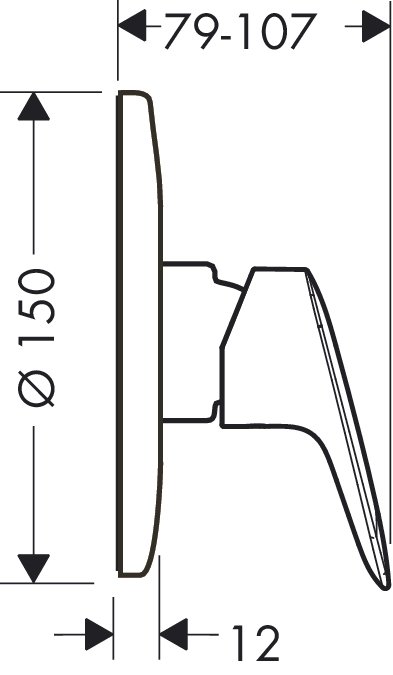 Смеситель для душа Hansgrohe LOGIS 71606000