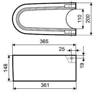 Полупьедестал Kolo QUATTRO K67100000