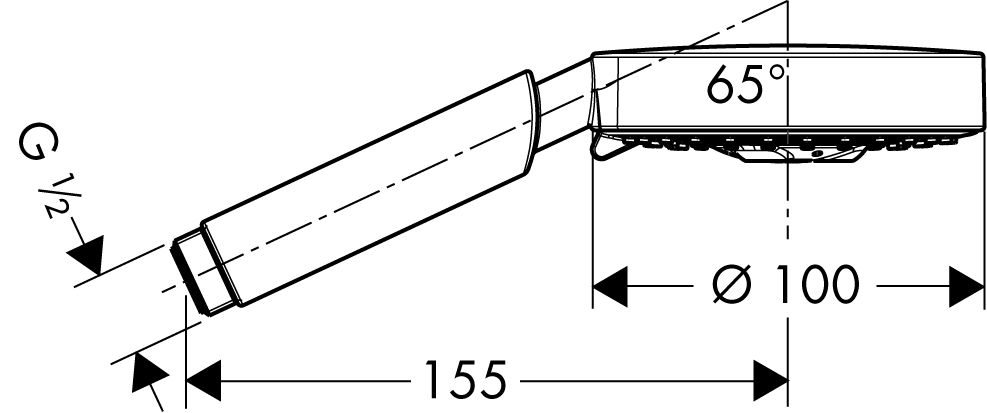 Ручной душ Hansgrohe RAINDANCE 28504000