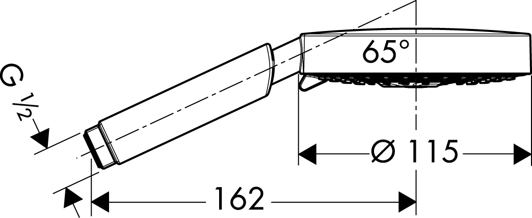 Ручной душ Hansgrohe RAINDANCE 28554000