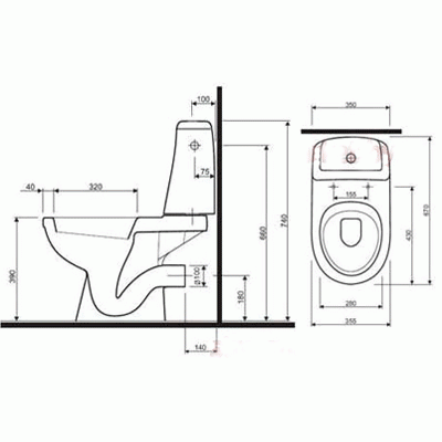 KOLO SOLO компакт напольный гор.выпуск бачок 3/6л. нижн.подвод сиденье мягкое (укр.)