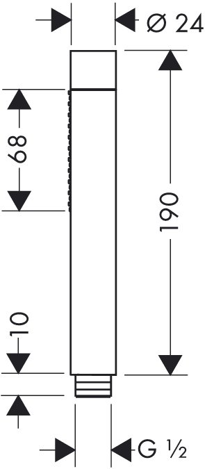 Ручной душ Hansgrohe AXOR STARCK 28532000
