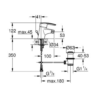 Смеситель для биде Grohe START 32560000