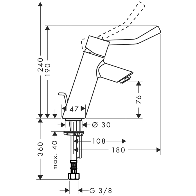 Смеситель для раковины Hansgrohe TALIS 32035000