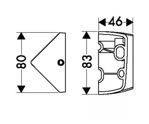 Монтажный комплект Hansgrohe UNICA 28683000