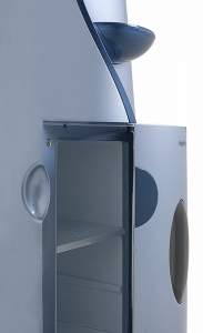 Кулер напольный с компрессорным охлаждением HotFrost760CS Blue Met - 4
